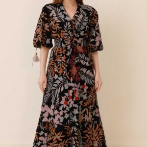 Tropical Garden maxi dress