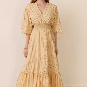 Golden breeze maxi dress
