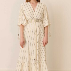 Golden Mirage maxi dress