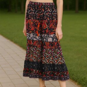 Paisley Floral Flare Palazzo Pant