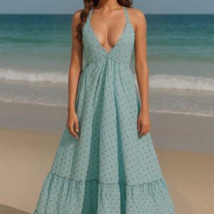 Mint Meadow Halter Maxi Dress