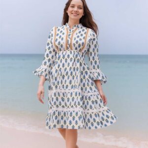 Azure whisper short dress