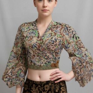 Verdant Bloom WrapTop