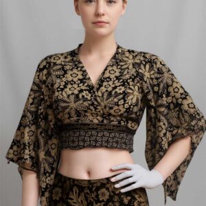 Floral Tai Top
