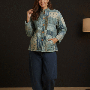 Patchwork Elegance Reversble Jacket