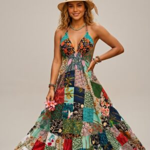 Bohemian Patchwork Dress